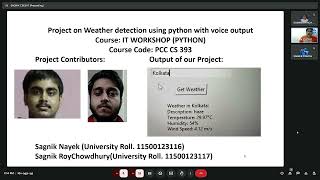 Weather detection using Python with voice output [upl. by Parcel]