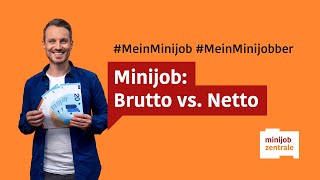 Minijob So viel Netto bleibt vom Brutto [upl. by Allsun]