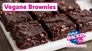 Vegane Brownies  Rezepte für Lidl von Sallys Welt [upl. by Airres]