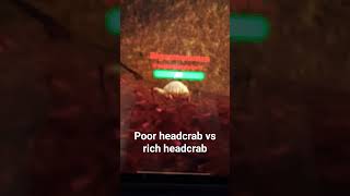 Roblox headcrab infection Rich vs poor headcrab [upl. by Carina5]