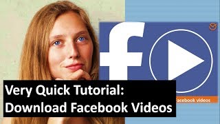 How to Download a Facebook Video HD very Quick [upl. by Cloe]