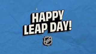 February 29th Happy Leap Day from your friends at the NHL [upl. by Rashidi]