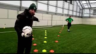 Goalkeeper Training Positioning and Angles Tutorial [upl. by Busch]