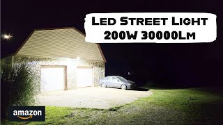 200W Outdoor LED Street Light  Super Bright [upl. by Mikeb987]