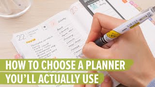 How to Choose a Planner You’ll Actually Use [upl. by Papke211]