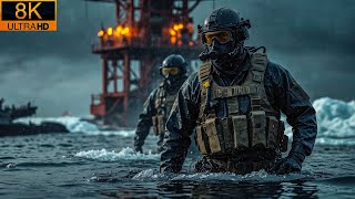 US Navy SEALs｜The Russian Oil Rig Hostage Rescue Operation｜Modern Warfare 2 Remastered｜8K [upl. by Aisilef]