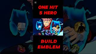 Set emblem amp Build 5Hero One Hit mobilelegends mlbbmsc mlbb mlbbmcc gaming [upl. by Jakob958]