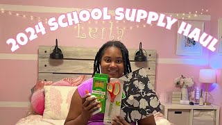 2024 SCHOOL SUPPLY HAUL  Back to School  middle school life [upl. by Madson]