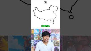 Can you guess the country by outline [upl. by Deedahs]