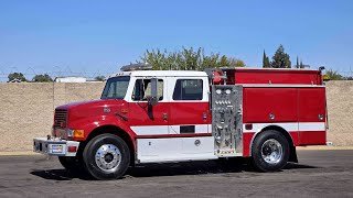 2001 International 4900 Hi Tech Type 3 Fire Pumper For Sale [upl. by Llenyt]