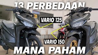 PERBEDAAN VARIO 125 TERBARU 2021 VS VARIO 150 2021 JARANG YANG FAHAM INI [upl. by Heddy882]