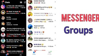 messenger chatting groupsmessenger groups link 2022 how to find Messenger groups link [upl. by Miksen372]