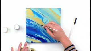 Adding Foil Paint to Your Painting [upl. by Ayat118]