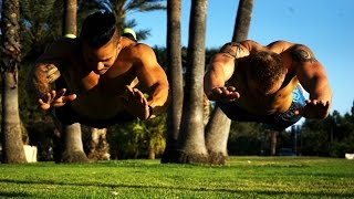 LA Street Workout mit Brandon quotBMotiv8edquot  60 Days Of Fitness [upl. by Adnolahs]