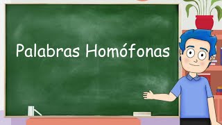 ¿Qué son las PALABRAS HOMÓFONAS Fácil y con ejemplos👨‍🏫 [upl. by Ahsenwahs619]