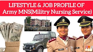 Army MNS job profile  Army military nursing service Lifestyle Duties Promotion amp Facilities [upl. by Curnin]