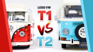 LEGO VW Camper T1 VS T2 Which is better [upl. by Nollaf867]