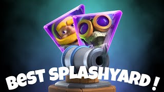 New best Splashyard deck   Clash Royale [upl. by Cahra494]