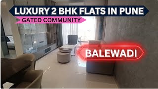 LUXURY 2BHK FLATS IN PUNE AT BALEWADI 📞 8100293325  GATED COMMUNITY [upl. by Chaunce985]