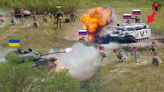 Horrible North Korean and Russian forces Relentless attack by Ukraine tank on Close battle in Kursk [upl. by Yralam]