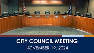 Cupertino City Council Meeting  November 19 2024 [upl. by Kera]