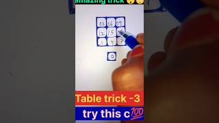 Math⛔❎☑️➕➗ Table trick of 3shorts ytshorts viralshort shortfeed maths tabletrick [upl. by Annaeiluj]