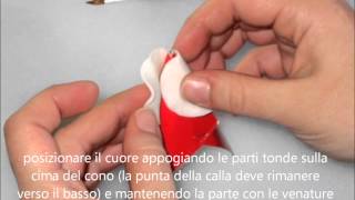 Tutorial Calla in pasta di zucchero  le torte di tatam [upl. by Paula]