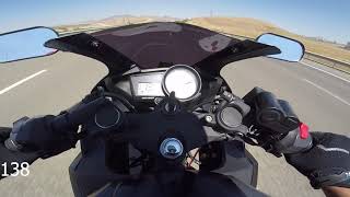 YAMAHA YZF R125 HIZ TESTİ TOP SPEED 2012 [upl. by Anyd]