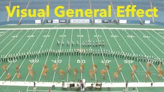 2011 Ferndale HS Marching Band  BOA Regional Prelim Judge Tape  Visual General Effect [upl. by Nyrrek]