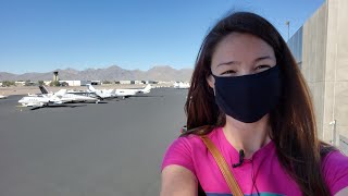 Jet watching at Scottsdale Intl Airport [upl. by Netsirhk]