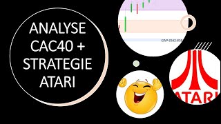 Analyse technique du CAC40 et Stratégie sur ATARI [upl. by Robers462]