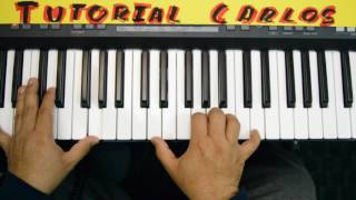 En el monte calvario Himno  Tutorial Piano Carlos [upl. by Orren]