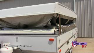 Popup FoldingTent Camper Setup and Use Walkthrough Demonstration  American RV Center [upl. by Sauer]