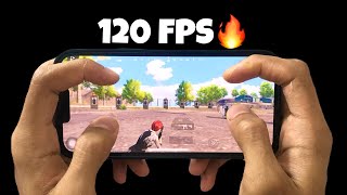 PUBG MOBILE 120 FPS 🤯 iPhone 13 Pro Max 🔥 HANDCAM 4 Finger  Full Gyro 1 [upl. by Swope]