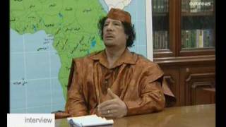 interview  Gaddafi quotVom G8Gipfel erwarte ich nicht vielquot [upl. by Acissev]