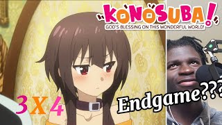 Megumin Makes a Move On Kazuma Konosuba Season 3 Episode 4 Reaction [upl. by Sawtelle]