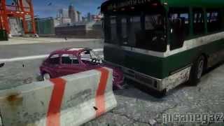 GRAND THEFT AUTO IV 1968 FIAT ABARTH 595 SS CRASH TESTIN [upl. by Coucher718]