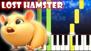 Lost Hamster  Cocomelon Nursery Rhymes  Piano Tutorial  Karaoke [upl. by Moorish]