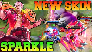 Fredrinn Sparkle Skin MLBB Gameplay  Mobile Legends All Star Skin Sparkle Melissa Esmeralda Estes [upl. by Senaj]