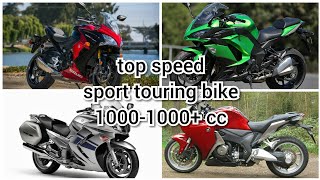 NINJA1000Z1000SX VS VFR1200 VS GSXS1000F VS FJR1300 [upl. by Brocklin518]