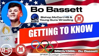 Meet Bo Bassett Bishop McCort Sophomore amp Young Guns Club Phenom BEG Wrestling [upl. by Nuhs]