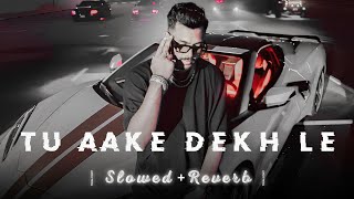 Tu Aake Dekh Le   slowed  reverb   King song  Relaxx MP3 [upl. by Anelrahc]