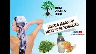 CABELLO LARGO amp BRILLANTE CON SHAMPOO DE FENOGRECO [upl. by Denbrook]