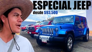 Precios Autos JEEP en Tianguis Autos Pachuca  Ofertas desde 93500  Arre Canales [upl. by Esilehc]