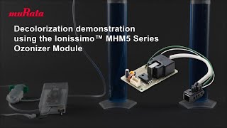 Decolorization demonstration using the Ionissimo™ MHM5 Series Ozonizer Module [upl. by Yren420]