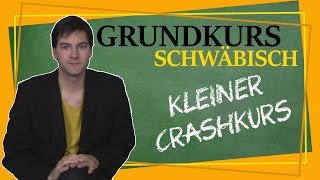 Wir können alles außer Hochdeutsch  schwäbischer Crashkurs  Grundkurs Schwäbisch [upl. by Mart630]