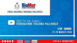 🔴BIGMAT FINALI NAZIONALI GIOVANILI U16F n°gara 444  MOMA ANDERLINI MO vs SS D ARCIDIANO OR [upl. by Us]