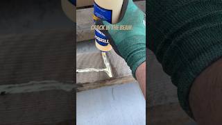 Oklahoma backyardpatio cracks in the beams glue amp Sawdust how to make a homemade wood filler ￼￼￼ [upl. by Windsor]