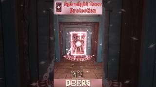 DOORS  Spiral light of Door Protection  Crucifix Use ROBLOX doors roblox [upl. by Aelram881]