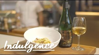 Cooking Carbonara with Carlo Mirarchi and Pairing It with a Funky Natural Wine [upl. by Furtek]